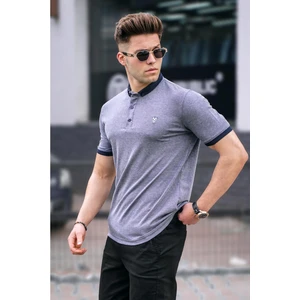 Lacivert Polo Yaka Basic Erkek Tişört
