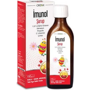 Imunol Ballı Çilek Aromalı Imunol Şurup 150 ml