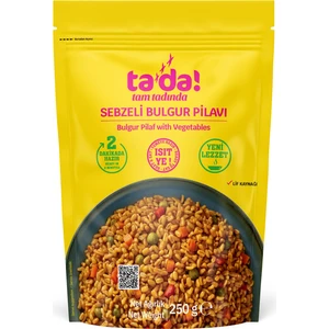 Sebzeli Bulgur Pilavı Yeni Ambalajında 250 gr
