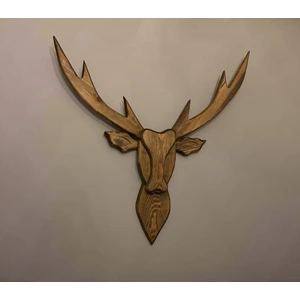 Kütük Shop Ahşap Geyik Kafası