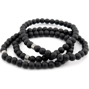 Mat Oniks Taşlı 99'lu Hem Kolye Hem Bileklik Hem Tesbih