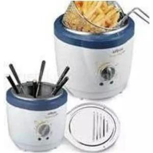 0,5 lt Kapasiteli Fondü'lü Fritöz Tek Hazne Çıkarılabilir Üst Kapak ile Kullanım Kolaylığı