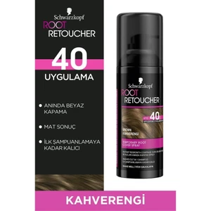 Schwarzkopf Root Retoucher Beyazları Anında Kapatan Sprey Saç Boyası Kahverengi 120 ML