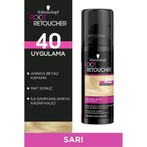 Schwarzkopf Root Retoucher Beyazları Anında Kapatan Sprey Boya Sarı 120 Ml