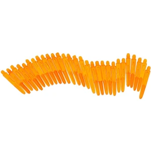 ST Decor 30 Adet Set Evrensel 35MM 2ba Konu Plastik Yumuşak Ucu Dart Sapları / Şaftları Turuncu (Yurt Dışından)