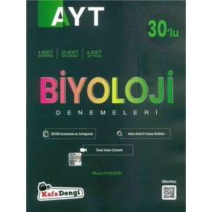 AYT Biyoloji 30'lu Deneme Kafa Dengi Yayınları