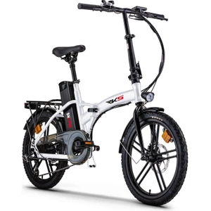 Elektrikli Bn5 Pro Katlanabilir Bisiklet Beyaz