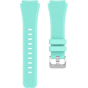 Samsung Galaxy Watch 46MM Akıllı Saat Uyumlu Tırtıklı Desenli Silikon Kordon Kayış