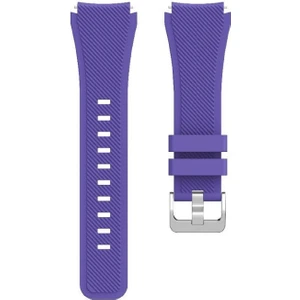 Samsung Galaxy Watch 46MM Akıllı Saat Uyumlu Tırtıklı Desenli Silikon Kordon Kayış