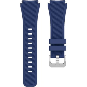 Samsung Galaxy Watch 46MM Akıllı Saat Uyumlu Tırtıklı Desenli Silikon Kordon Kayış