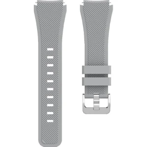 Amazfit Pace 2 Stratos Akıllı Saat Uyumlu Tırtıklı Desenli Silikon Kordon Kayış