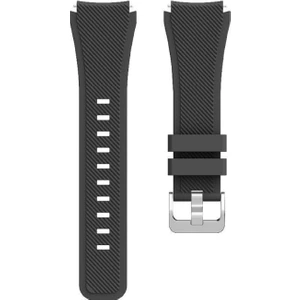 Samsung Galaxy Watch 3 45MM Akıllı Saat Uyumlu Tırtıklı Desenli Silikon Kordon Kayış