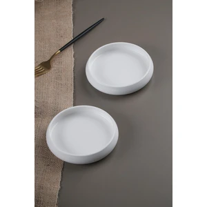 Bianco Perla Porselen Yuvarlak Tabak - 13 cm