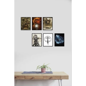 Yüzüklerin Efendisi 6 Parça Mdf Tablo
