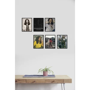 Barış Manço 6 Parça Mdf Tablo