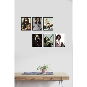 Barış Manço 6 Parça Mdf Tablo