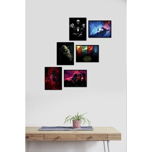 Star Wars 6 Parça Mdf Tablo