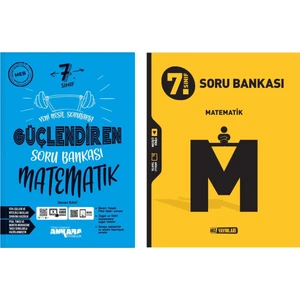 Ankara Yayıncılık 7.Sınıf  Güçlendiren Matematik Soru Bankası + Hız Matematik Soru Bankası