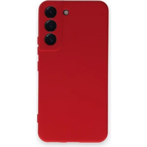 Bilişim Aksesuar Samsung Galaxy S22 Kılıf Lansman Içi Kadife Yumuşak Silikon Kılıf Kapak