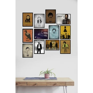 Behzat Ç. 12 Parça Mdf Tablo