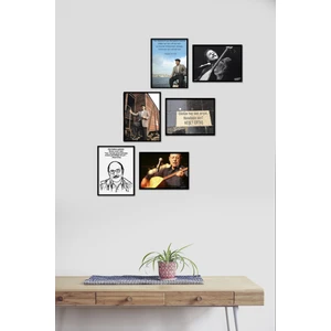 Neşet Ertaş 6 Parça Mdf Tablo