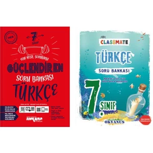 Ankara Yayıncılık 7.Sınıf  Güçlendiren Türkçe Soru Bankası + Okyanus Classmate Türkçe Soru Bankası