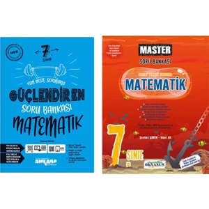 Ankara Yayıncılık 7.Sınıf  Güçlendiren Matematik Soru Bankası + Okyanus Master Matematik