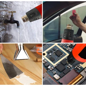 Sıcak Hava Tabancası 3700 Watt Çift Kademeli Termik Korumalı Sıcak Hava Üfleme Makinesi 900 C°