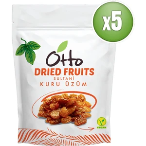 Otto Dried Fruits Vegan Sultani Kuru Üzüm 5 x 125 G
