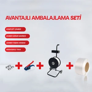 Ambalaj Kompozit Lifli Çember Kullanım Seti 850 m