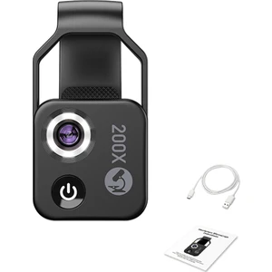 200X Taşınabilir Mikroskop Evrensel Cep Telefonu Mikroskop (Yurt Dışından)