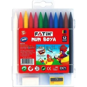 Mum Boya 12 Renk Fatih Hediyeli