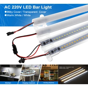 Dora Led 220 Volt 4014 Çubuk Led 1M Kasalı Dim Edilebilir Bar Led 220v Gün Işıgı 3000-3200K-OPAK Cam