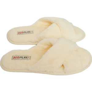 Kadın Ev Terliği Çapraz Bant Çinçila Yumuşak Kaymaz Taban