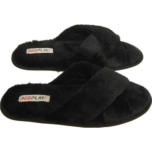 Kadın Ev Terliği Çapraz Bant Çinçila Yumuşak Kaymaz Taban