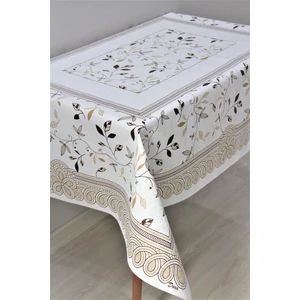 Dede Ev Tekstil  Dora Astarlı Silinebilir Pvc 120X160 Hazır Muşamba Masa Örtüsü - YAPRAKLI-220-3