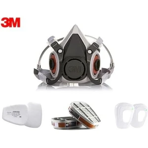 3m 6200 Yarım Yüz Maskesi + 3m 6059 Abek Filtre + 3m 5935 P3 Filtre +K501 Kapak
