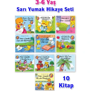 Sarı Yumak Hikaye Seti (3-6 Yaş 10 Kitap)
