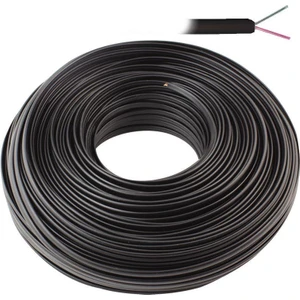 PrimeX Plus LN-TEL44 100 Metre Telefon Kablosu, 2 Canlı Adsl Telefon Kablosu, 2 Canlı Kablo Siyah