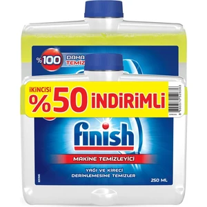 Finish Çift Etkili Limon Makine Temizleyici 2X250 ml