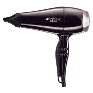 Monsoon 3400 Saç Kurutma Makinesi Siyah (Made In Italy)