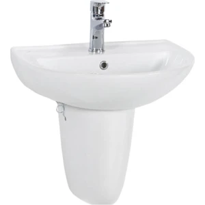 40X50 cm Batarya Delikli Lavabo + Yarım Ayak