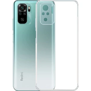 Xiaomi Redmi Note 10 Kılıf Şeffaf 3D Kamera Lens Korumalı Tıpalı Silikon