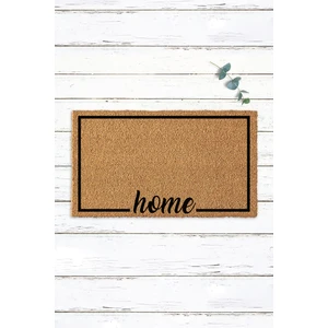 Paspas Yap Çerçeveli ve Home Yazılı Kıl Paspas
