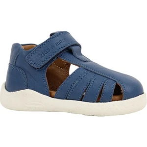 Kids A More Winco Tek Cırtlı Deri Yumuşak Ilk Adım Sandaleti Kot Rengi