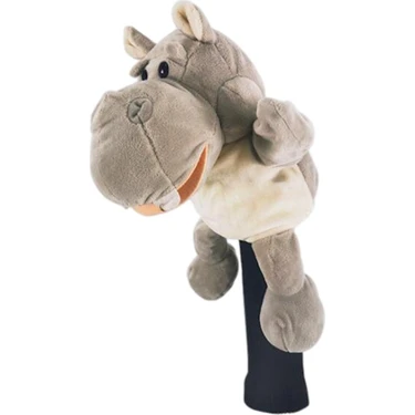 ST Decor Peluş Hayvan Golf Sürücüsü Headcover Ahşap Kulübü Başkanı Koruma Ekipmanları Hippo