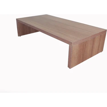 Wooden Gold 20 cm Yükseklikte Teak Kahverengi Monitör Stand Ekran Yükseltici