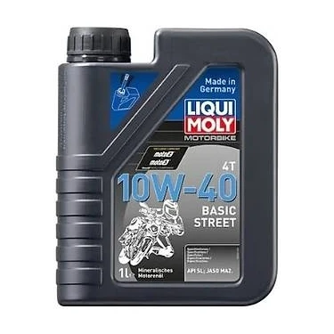 Liqui Moly 10W40 Basic Street 10W40 4t Mineral Cadde Motosiklet Yağı 1