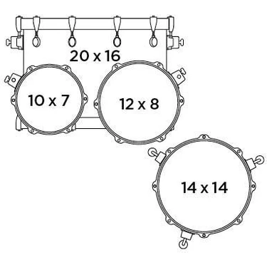 Mapex Saturn Evo Akustik Davul (20-10-12-14FT)