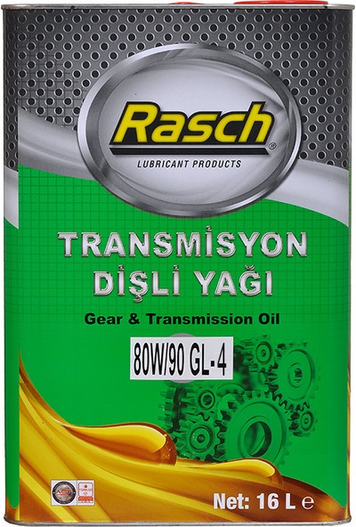 Rasch Gear Oil 80W90 Gl-4 16 Litre